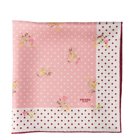 Garden Dots Logo Square Scarf