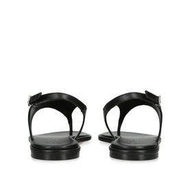 Raine Leather Flat Sandals