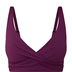 Essentials Cross Front Multifit Bikini Top