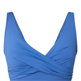 Essentials Cross Front Tie Back Bikini Top