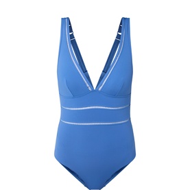 Essentials Edit Spliced One-Piece Swimsuit