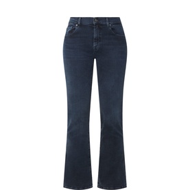 Tailorless Mid-Rise Bootcut Jeans