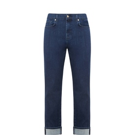 Relaxed Skinny Turn-Up Cuff Jeans