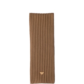Triangle Logo Knitted Scarf