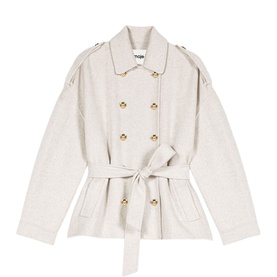 Cropped Trench Coat