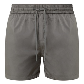 Arne sage green swim shorts with elasticated drawstring waist and plain woven finish