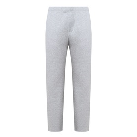 Arne Essential Slim-Leg Sweatpants in Marl Grey, tapered leg, elasticated waistband, clean hems, mid-weight jersey