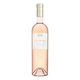 Chateau La Coste Grand Vin Ros&eacute; 1.5L magnum bottle, pale pink wine with silver-topped cap and white label.
