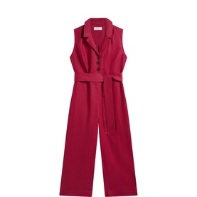 Destiny Belted Wide Leg Jumpsuit