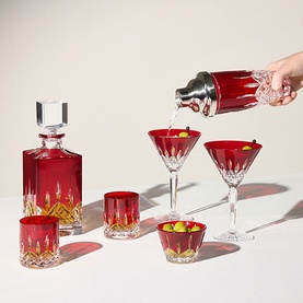 Lismore Red Decanter SQ 720ml