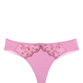 Delightful Floral Lace Thong