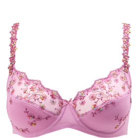 Delightful Floral Lace Underwired Bra