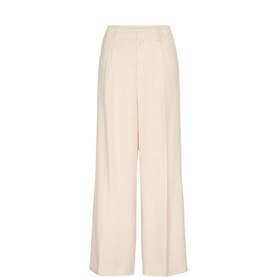 Annetta Mid-Rise Wide Leg Trousers