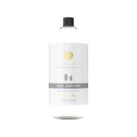 Rituals Royal Tea Refill Hand Wash, large clear refill bottle with black cap and white label