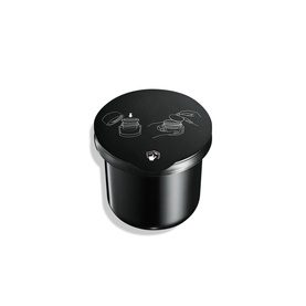 Shiseido Skin Empowering Cream Refill Intensive Age-Defense in black refill pod with engraved usage icons on lid