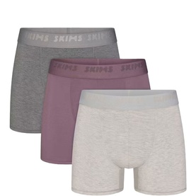 3" Boxer Briefs Three-Pack Iris Heather Multi