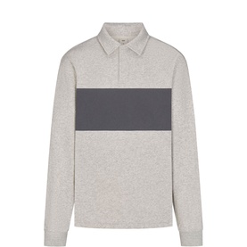 Rugby Polo Shirt Light Heather Grey