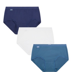 Three-Pack Logo Tag Midi Briefs