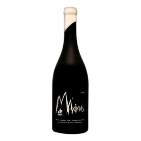 Chateau La Coste Maximas 75cl red wine, dark bottle with white cap and handwritten-style label, Malbec Cabernet blend