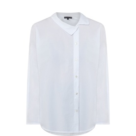 Asymmetric Solid Blouse