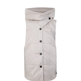 Hooded Sleeveless Gilet