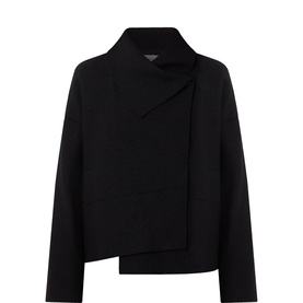 Fold-Down Wrap Jacket