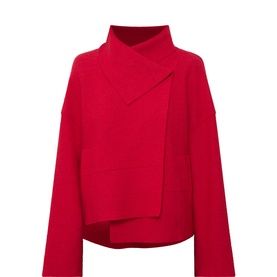 Fold-Down Wrap Jacket