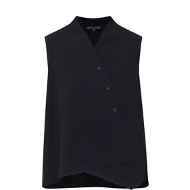 Asymmetric Single-Breasted Waistcoat