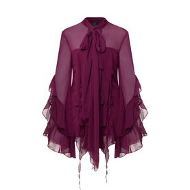 Alaia Ruffle Mini Dress