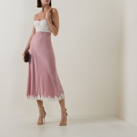 Tzariana Lace Bodice Slip Dress