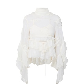 Anyssa Ruffle Blouse