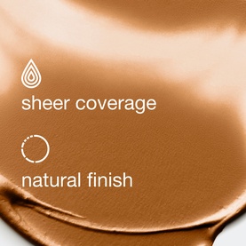 Clinique Daily Calm&trade; Makeup Balm in Deep 2 swatch showing sheer coverage and natural finish texture detail