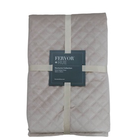 Velvet Quilted Throw Mocha