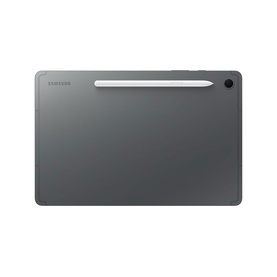 Samsung Galaxy Tab S10 Lite WiFi 128GB in grey, rear view with S Pen stylus resting across the back panel.
