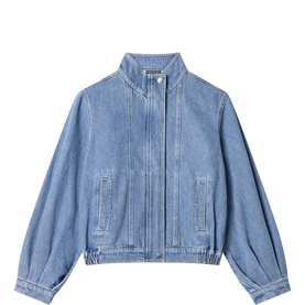Denim Bomber Jacket