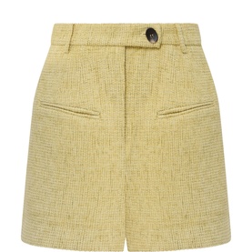 Boucl&eacute; Tailored Shorts
