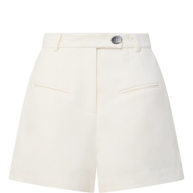 Solid Tailored Shorts