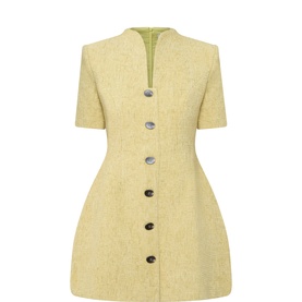 Boucl&eacute; Tailored Mini Dress