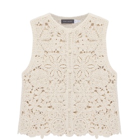 Sparkle Crochet Waistcoat