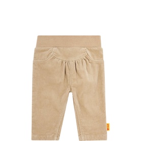 Steiff sesame corduroy baby leggings with elasticated waistband and front pockets