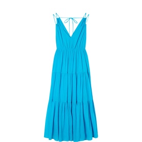 Tiered Solid Dress