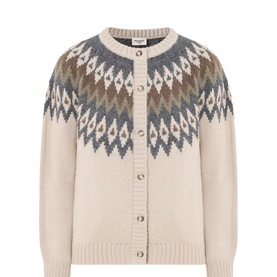 Targa Nordic-Jacquard Cardigan