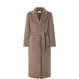 Bronte Belted Long Wrap Coat