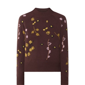 Rafia Embroidered Sweater