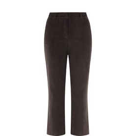 Marruca Velvet Cropped Trousers