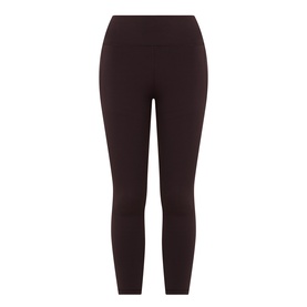 Sweaty Betty leggings in Espresso Brown, high-waisted with a cropped ankle length and smooth fabric finish.