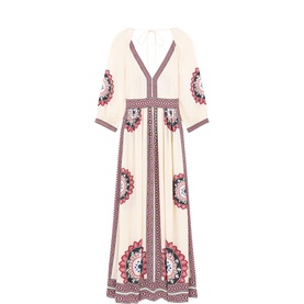 Vere Printed Flared Dress