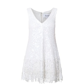 Alessia Embellished Shift Mini Dress