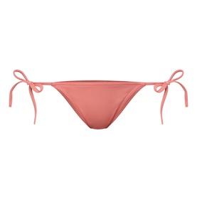 Eres Malou Bikini Bottoms in pink with adjustable side tie fastenings and cheeky coverage, flat lay view