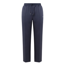 Les Deux India Ink Blue sweatpant with drawstring waist, front seam detail, and small logo embroidery
